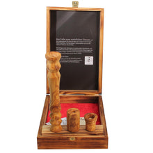 Charger l'image dans la visionneuse de la galerie, Calumet en 3 parties dans sa boîte de rangement.