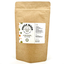 Charger l'image dans la visionneuse de la galerie, Sachet de tisane au CBD spécial détente en papier kraft UncleWeed.